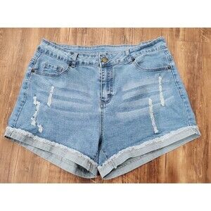 Women’s Stretchy Jean Shorts Size XL
